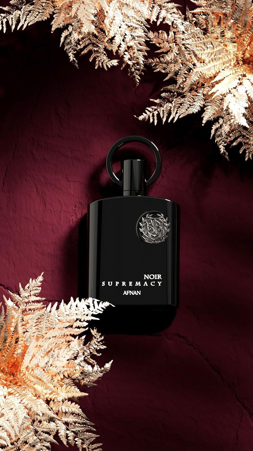 Afnan Supremacy Noir Eau de Parfum for Men – 3.4 oz (100ml) Long-Lasting Woody Aromatic Fragrance