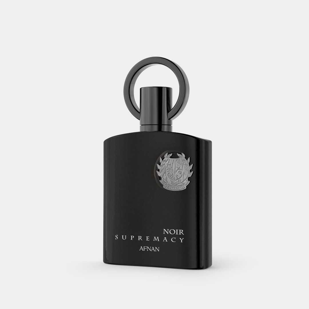Afnan Supremacy Noir Eau de Parfum for Men – 3.4 oz (100ml) Long-Lasting Woody Aromatic Fragrance