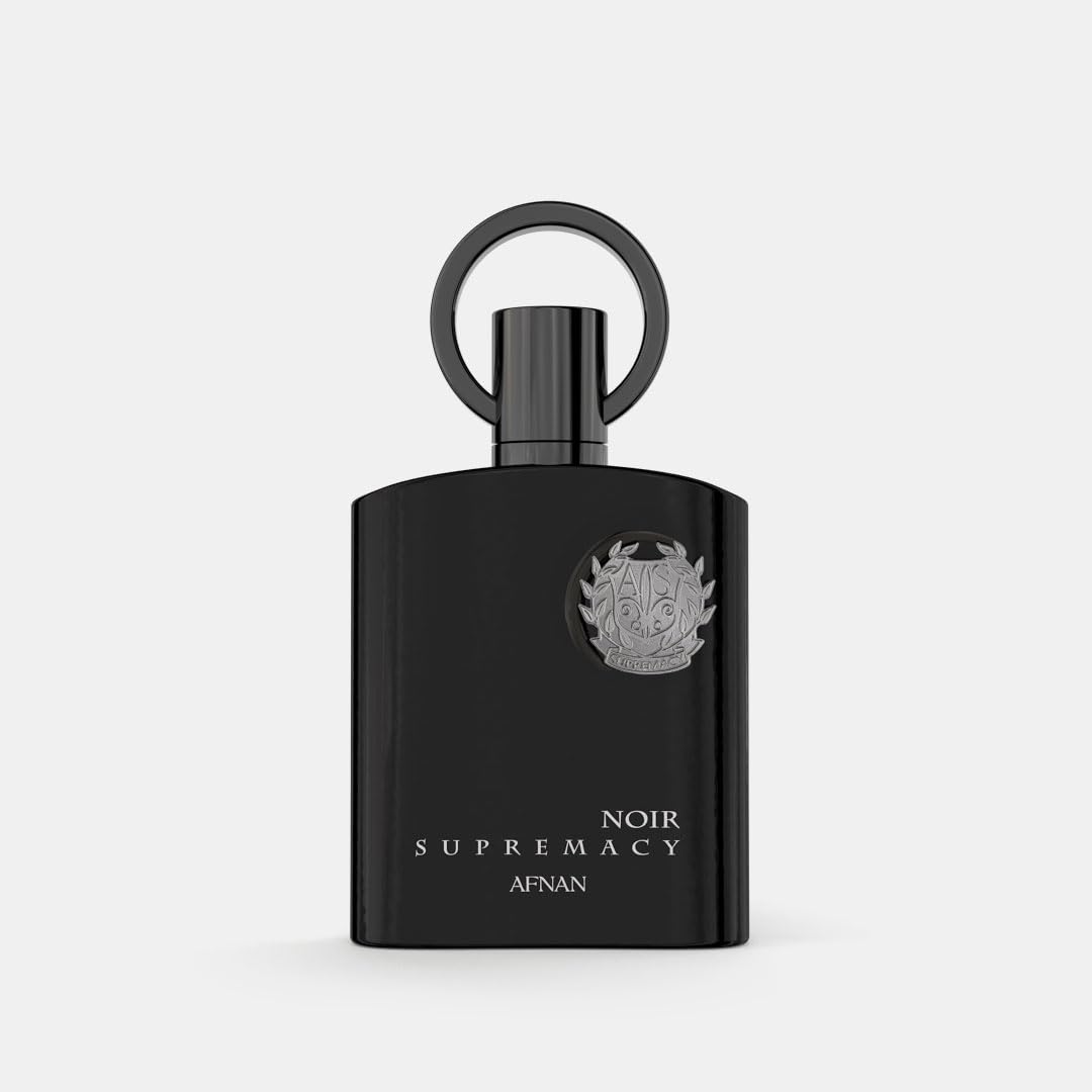 Afnan Supremacy Noir Eau de Parfum for Men – 3.4 oz (100ml) Long-Lasting Woody Aromatic Fragrance
