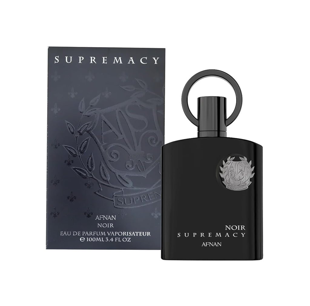 Afnan Supremacy Noir Eau de Parfum for Men – 3.4 oz (100ml) Long-Lasting Woody Aromatic Fragrance