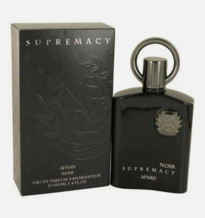 Afnan Supremacy Noir Eau de Parfum for Men – 3.4 oz (100ml) Long-Lasting Woody Aromatic Fragrance